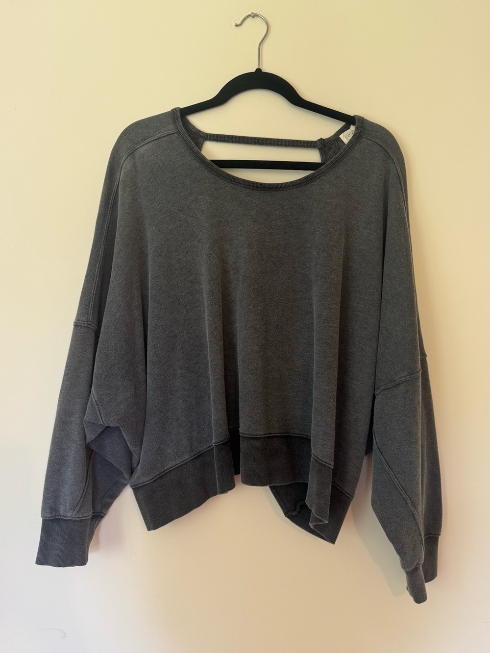 Open back sweater